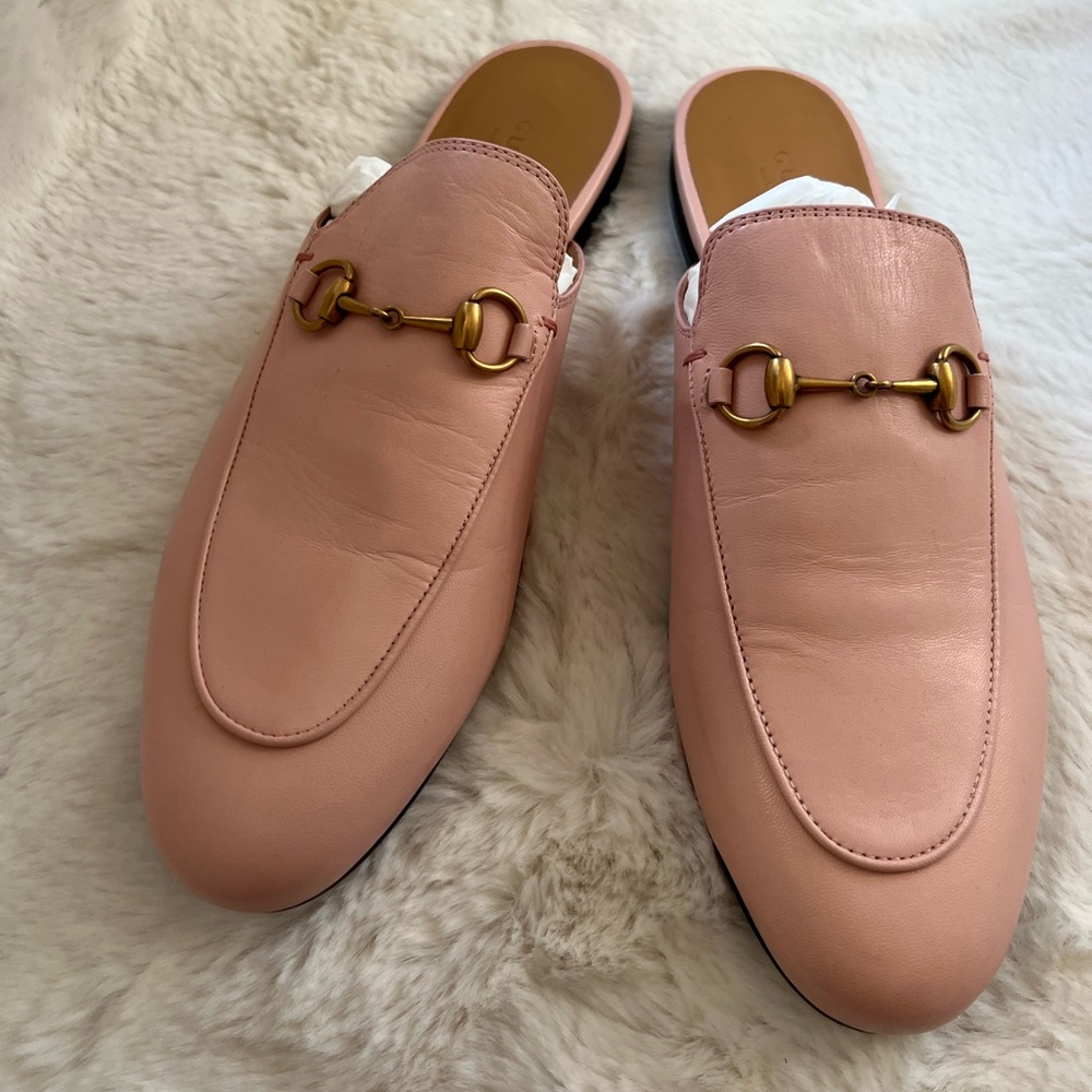 BRAND NEW GUCCI PRINCETOWN MULE IN PINK 39.5